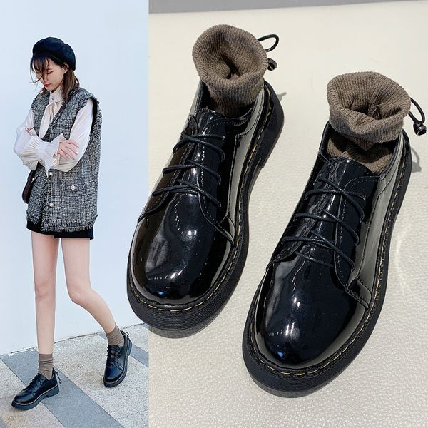 korean shoes soft all-match female footwear round toe black flats casual sneaker british style oxfords women's 2019 new
korean shoes soft all-match female footwear round toe black flats casual sneaker british style oxfords women's 2019 new