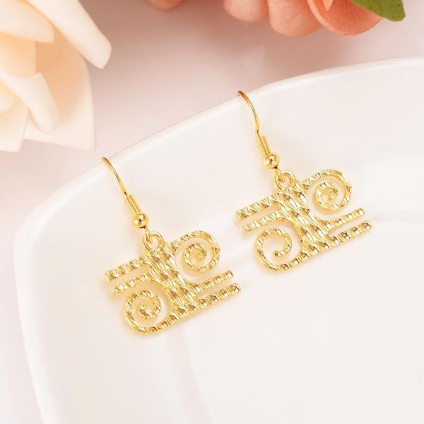 african symbol earrings gold color adinkra gye nyame earrings ethnic jewelry gifts, Silver
african symbol earrings gold color adinkra gye nyame earrings ethnic jewelry gifts, Silver