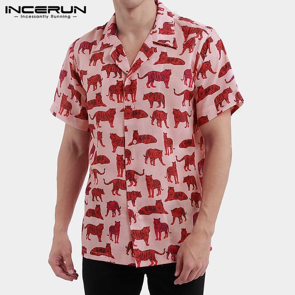 incerun printing men casual shirt turn down collar 2020 vacation camisa short sleeve casual men hawaiian shirt streetwear, White;black
incerun printing men casual shirt turn down collar 2020 vacation camisa short sleeve casual men hawaiian shirt streetwear, White;black