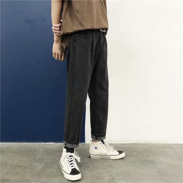 autumn new jeans men fashion washed solid color straight casual denim pants man streetwear wild hip hop loose jeans s-2xl, Blue
autumn new jeans men fashion washed solid color straight casual denim pants man streetwear wild hip hop loose jeans s-2xl, Blue