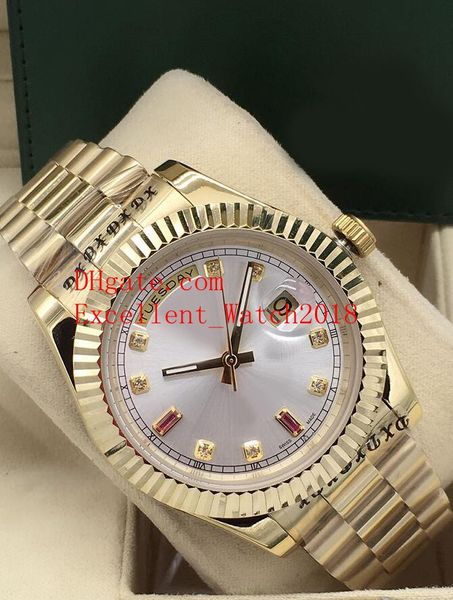 9 sell mens watches 41 mm 118238 218238 118208 118235 date president 18k yellow gold diamond dial asian 2813 automatic movement mens, Slivery;brown
9 sell mens watches 41 mm 118238 218238 118208 118235 date president 18k yellow gold diamond dial asian 2813 automatic movement mens, Slivery;brown
