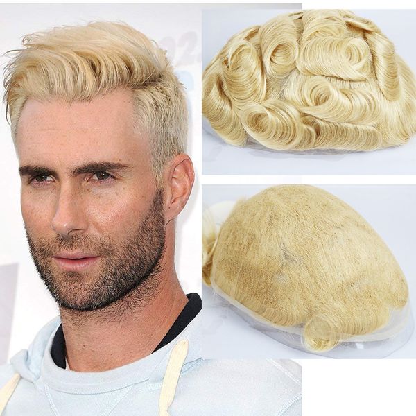 2020 men's wig #613 blonde remy human hair mens toupee full pu pure handmade for male hair prosthesis ing, Black
2020 men's wig #613 blonde remy human hair mens toupee full pu pure handmade for male hair prosthesis ing, Black