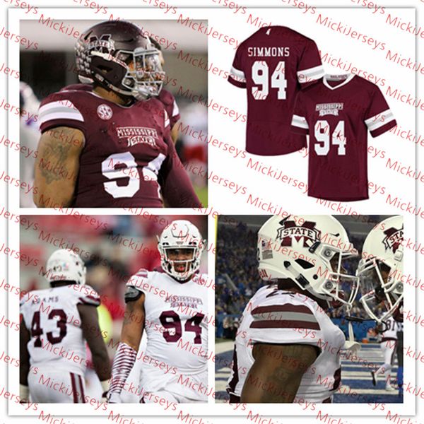Mississippi State Bulldogs Football Jersey Jeffery Simmons Jalen Mayden Keytaon Thompson Aeris Williams Fletcher Adams Kylin Hill MSU Jersey
Mississippi State Bulldogs Football Jersey Jeffery Simmons Jalen Mayden Keytaon Thompson Aeris Williams Fletcher Adams Kylin Hill MSU Jersey