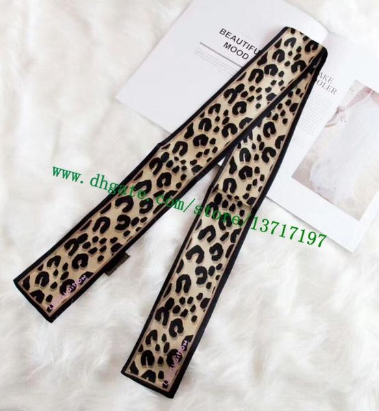 grade lady real silk wrappy for bag handle women headband bandeau fashion designer leopard print 118cm length, Black
grade lady real silk wrappy for bag handle women headband bandeau fashion designer leopard print 118cm length, Black