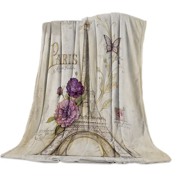 retro butterfly paris tower flowers throw blanket soft warm microfiber blanket flannel blanket
retro butterfly paris tower flowers throw blanket soft warm microfiber blanket flannel blanket