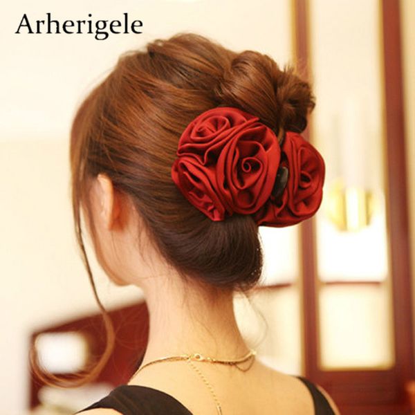arherigele 1pcs ribbon rose hair headband elegant flowers hair clips beauty headwear hairpins accessories for women
arherigele 1pcs ribbon rose hair headband elegant flowers hair clips beauty headwear hairpins accessories for women