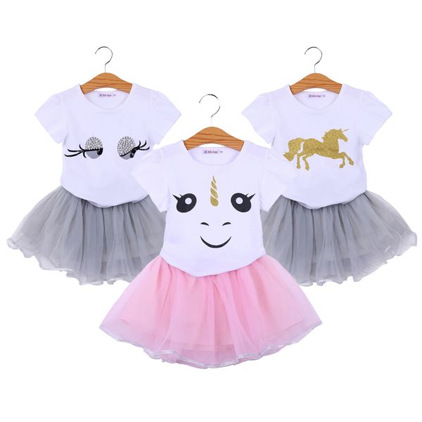 девочки unicorn одежда set summer cute cartoon casual cotton наборы одежда для младенцев девочки футболки + юбка 2pcs детской одежды, White
девочки unicorn одежда set summer cute cartoon casual cotton наборы одежда для младенцев девочки футболки + юбка 2pcs детской одежды, White