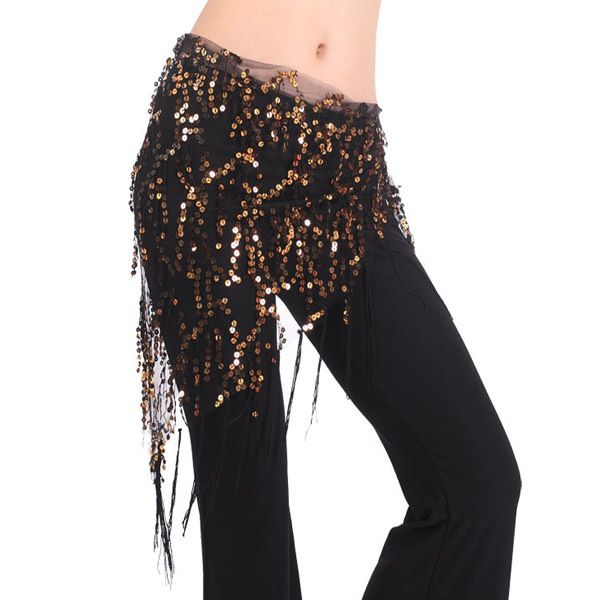 new tassels belly dance costume hip scarfs tribal triangle tassel belt gold sequins dancing, Black;red
new tassels belly dance costume hip scarfs tribal triangle tassel belt gold sequins dancing, Black;red