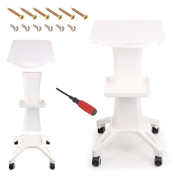4 wheels abs pedestal rolling cart salon stand trolley styling spa cart for fractional rf facial lifting machine ultrasonic cavitation
4 wheels abs pedestal rolling cart salon stand trolley styling spa cart for fractional rf facial lifting machine ultrasonic cavitation