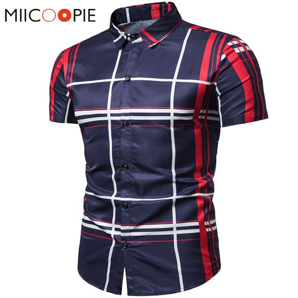 plaid printed shirts men 2019 summer streetwear casual short sleeve dress shirts classic chemise homme male hawaiian shirt xxxl, White;black
plaid printed shirts men 2019 summer streetwear casual short sleeve dress shirts classic chemise homme male hawaiian shirt xxxl, White;black