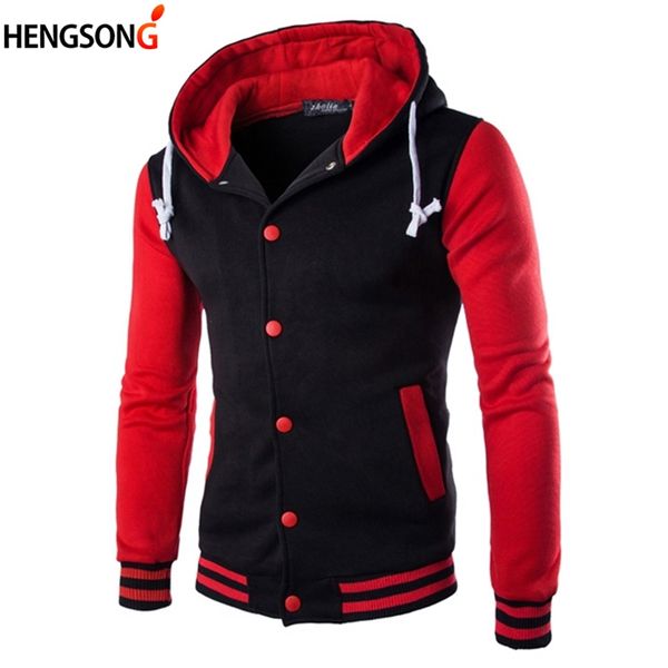 wholesale-running hooded jacket winter sport hoodies male patchwork overcoat baseball jackets casual coat sportwear, Black;red
wholesale-running hooded jacket winter sport hoodies male patchwork overcoat baseball jackets casual coat sportwear, Black;red