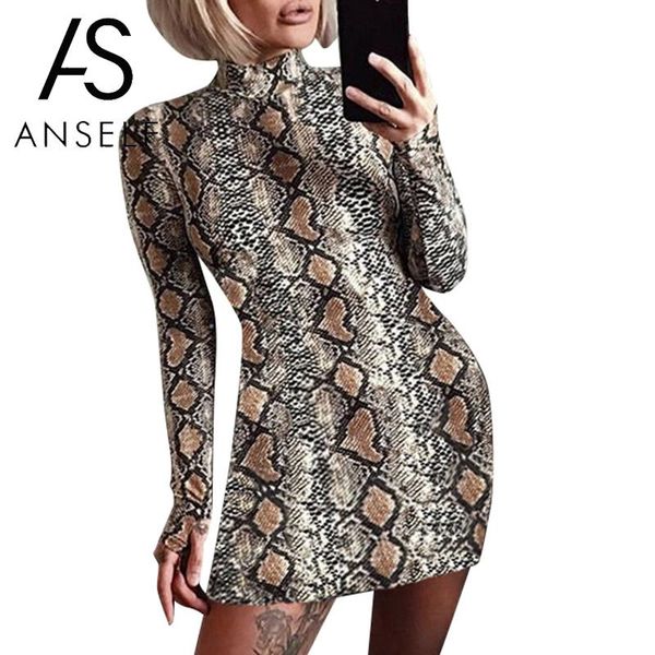 snake print winter dress women long sleeve bodycon dress elegant autumn turtleneck female short party dresses clubwear, Black;gray
snake print winter dress women long sleeve bodycon dress elegant autumn turtleneck female short party dresses clubwear, Black;gray