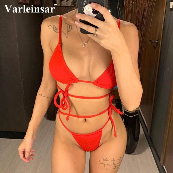2019 mini thong bikini women swimwear female swimsuit two-pieces bikini set micro ribbed bather bathing suit swim v1624
2019 mini thong bikini women swimwear female swimsuit two-pieces bikini set micro ribbed bather bathing suit swim v1624