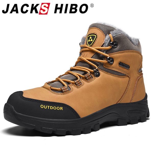 jackshibo warm fur lining ankle boots shoes for men waterproof casual shoes outdoor hiking sport boots winter snow, Black
jackshibo warm fur lining ankle boots shoes for men waterproof casual shoes outdoor hiking sport boots winter snow, Black
