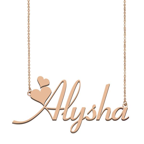 alysha name necklace pendant for women girlfriend gifts custom nameplate children friends jewelry 18k gold plated stainless steel, Silver
alysha name necklace pendant for women girlfriend gifts custom nameplate children friends jewelry 18k gold plated stainless steel, Silver