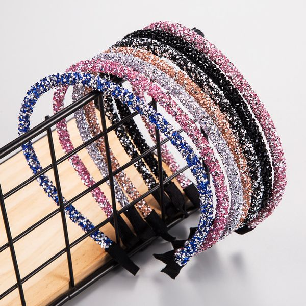 hair band women's simple crystal rhinestone hair band multicolor thin edge all-match headband girls' heart hair accessories, Silver
hair band women's simple crystal rhinestone hair band multicolor thin edge all-match headband girls' heart hair accessories, Silver