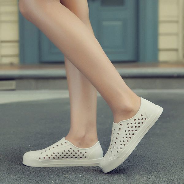 summer man beach sandals casual breathable hollow jelly garden hole cutout slip on cool flat shoes sandalias mujer, Black
summer man beach sandals casual breathable hollow jelly garden hole cutout slip on cool flat shoes sandalias mujer, Black