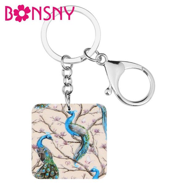 acrylic square tree peafowl peacock keychains wild bird animal keyring jewelry for women girls vintage bag car decoration, Silver
acrylic square tree peafowl peacock keychains wild bird animal keyring jewelry for women girls vintage bag car decoration, Silver
