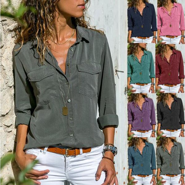 casual loose women shirts 2018 autumn new fashion collar plus size blouse long sleeve buttons white shirt women streetwear
casual loose women shirts 2018 autumn new fashion collar plus size blouse long sleeve buttons white shirt women streetwear