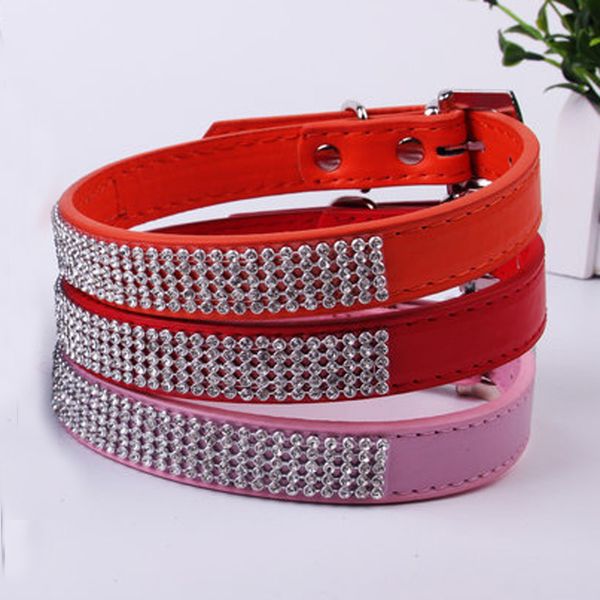 wholesale 6 colors 4 size adjustable suede leather dog collars cute pet rhinestone lightweight portable delicate dog collars dh0286 t03
wholesale 6 colors 4 size adjustable suede leather dog collars cute pet rhinestone lightweight portable delicate dog collars dh0286 t03