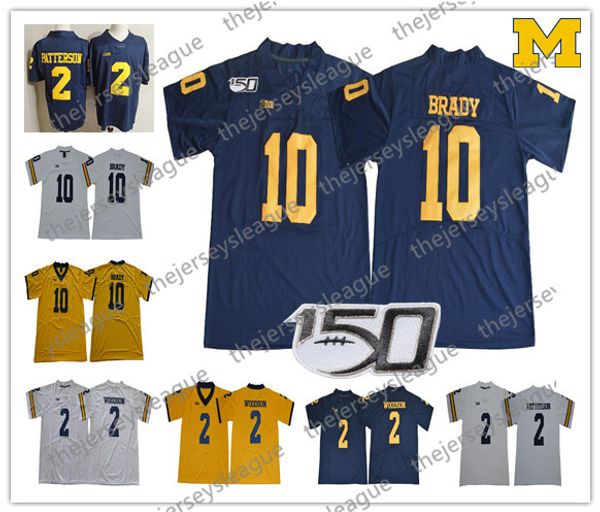 2019 michigan wolverines 150th #10 tom brady #2 charles woodson navy blue white yellow stitched ncaa college football jersey, Black;red
2019 michigan wolverines 150th #10 tom brady #2 charles woodson navy blue white yellow stitched ncaa college football jersey, Black;red