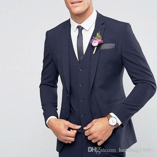 two button navy blue groom tuxedos notch lapel groomsmen man mens wedding suits (jacket+pants+vest+tie) d:178, Black;gray
two button navy blue groom tuxedos notch lapel groomsmen man mens wedding suits (jacket+pants+vest+tie) d:178, Black;gray
