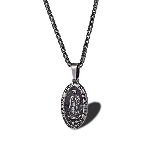 religious accessories blessed virgin mary maria ellipse card figure pendant street hip hop men and women popular brand necklace, Silver
religious accessories blessed virgin mary maria ellipse card figure pendant street hip hop men and women popular brand necklace, Silver