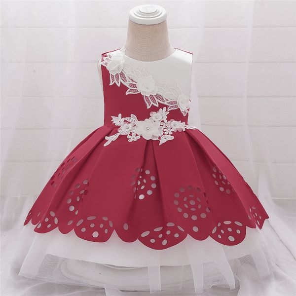 new baby girls lace tutu dress wedding party flower girls children clothing mesh princess dresses for girl, Red;yellow
new baby girls lace tutu dress wedding party flower girls children clothing mesh princess dresses for girl, Red;yellow