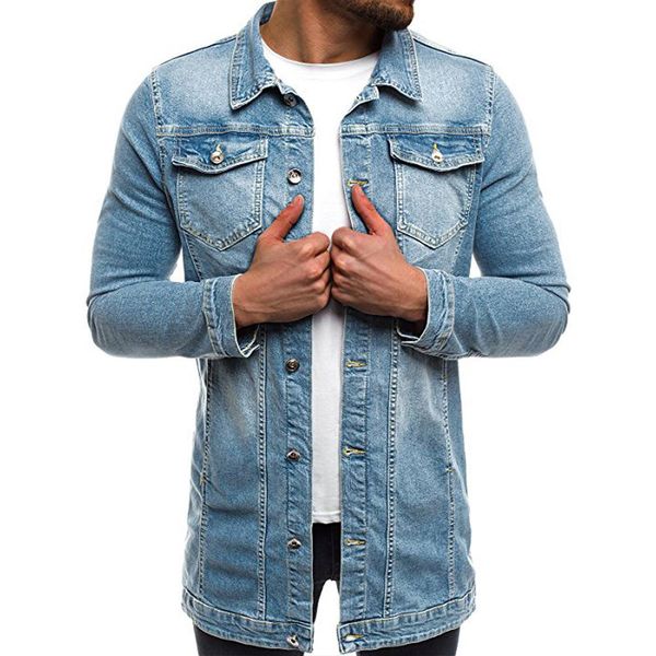 2019 new autumn winter men jacket blue color fashion shredded denim jacket frayed slim middle long cowboy coat overcoat for male, Black;brown
2019 new autumn winter men jacket blue color fashion shredded denim jacket frayed slim middle long cowboy coat overcoat for male, Black;brown