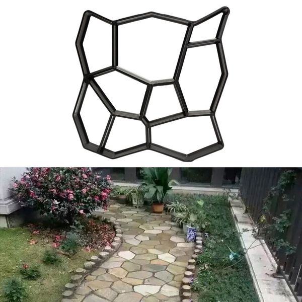 1pc diy garden stone road walk maker mould pavement plastic concrete mold manually paving cement brick patio path moldes garden decorations
1pc diy garden stone road walk maker mould pavement plastic concrete mold manually paving cement brick patio path moldes garden decorations