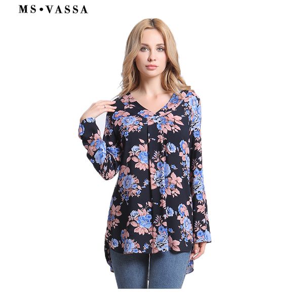 ms vassa women blouses 2019 new print chiffon shirts casual summer vintage ladies blouses loose streetwear big size 5xl 6xl, White
ms vassa women blouses 2019 new print chiffon shirts casual summer vintage ladies blouses loose streetwear big size 5xl 6xl, White