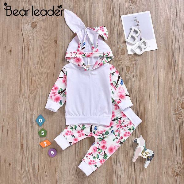 bear leader new baby girls clothes autumn cartoon outfit long sleeves with ear floral print pants 2pcs clothing sets, White
bear leader new baby girls clothes autumn cartoon outfit long sleeves with ear floral print pants 2pcs clothing sets, White