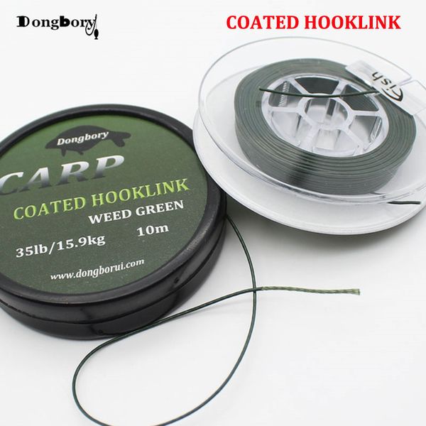 10 m carp fishing line coated hook link 25 35 lb braid hooklink skinlink semi stiff hair rig bream tench coarse fishing tackle
10 m carp fishing line coated hook link 25 35 lb braid hooklink skinlink semi stiff hair rig bream tench coarse fishing tackle