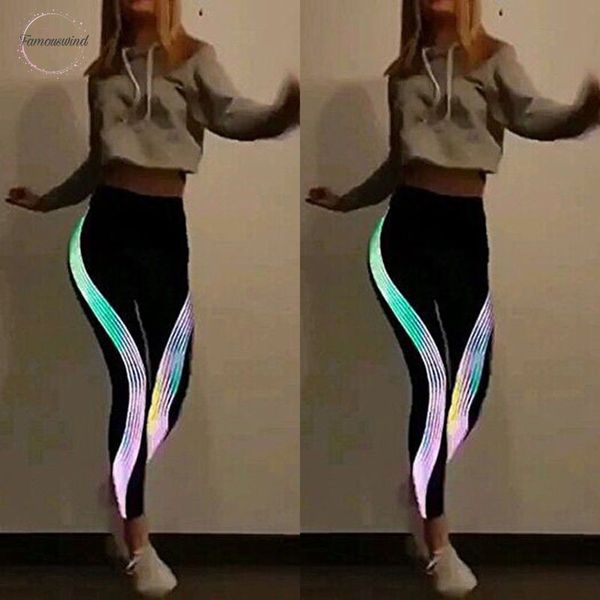 special new women leggings womens casual individual fitness stretch elastic glow slim in dark pants female trousers, Black 
special new women leggings womens casual individual fitness stretch elastic glow slim in dark pants female trousers, Black