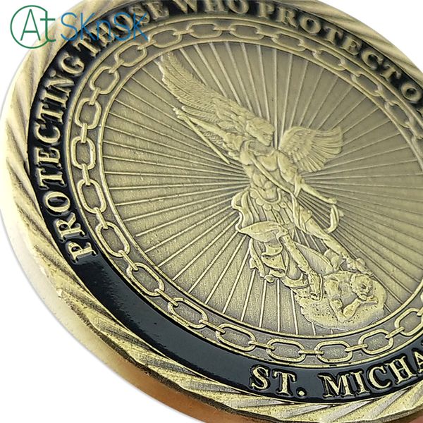 1/3/5/10pcs st. michael us fbi special agent challenge coin protecting those who protect others law enforcement coin collectible
1/3/5/10pcs st. michael us fbi special agent challenge coin protecting those who protect others law enforcement coin collectible