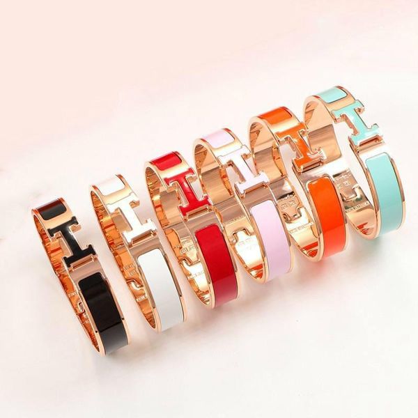 new bracelets women men fashion enamel bangles jewelry stainless steel rose gold silver bangle charms, Black
new bracelets women men fashion enamel bangles jewelry stainless steel rose gold silver bangle charms, Black