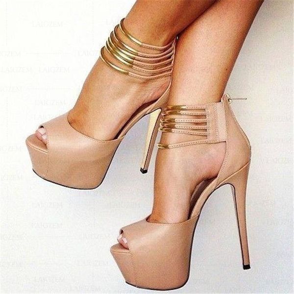 women platform sandals back zip ankle straps high heels zapatos sandalias pumps ladies shoes woman big size 46 44 2, Black
women platform sandals back zip ankle straps high heels zapatos sandalias pumps ladies shoes woman big size 46 44 2, Black