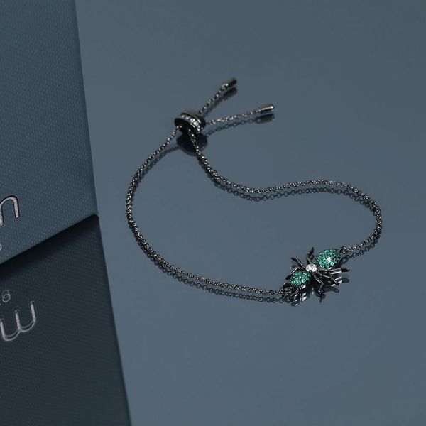 apm new diamond-encrusted green spider bracelet lady adjustable bracelet black western-style animal
apm new diamond-encrusted green spider bracelet lady adjustable bracelet black western-style animal
