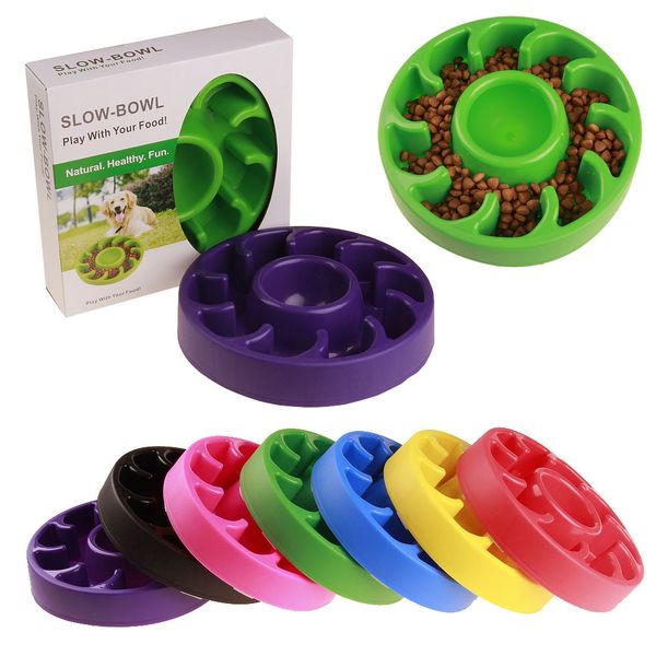 7 colors pet dog puppy slow eating bowl anti choking food water dish slow eating feeding bowl feeder aaa382
7 colors pet dog puppy slow eating bowl anti choking food water dish slow eating feeding bowl feeder aaa382