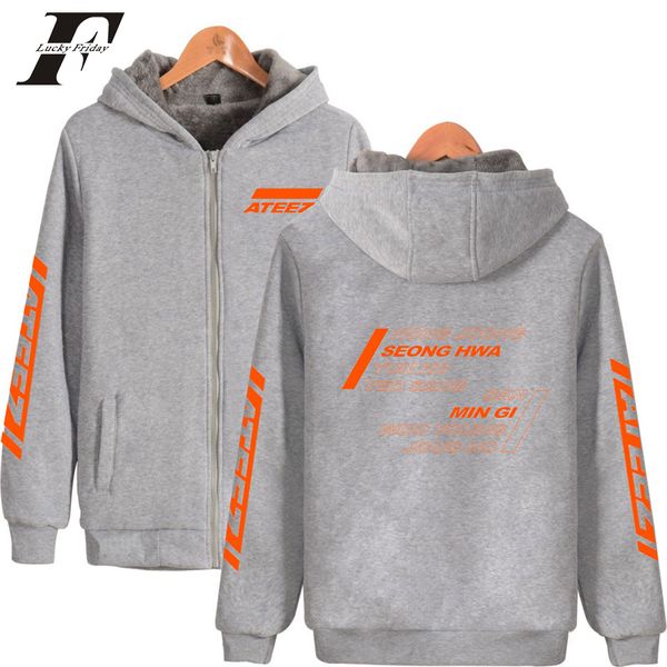 2019 ateez print long sleeve zipper hoodies sweatshirt women casual pop kpops clothes plus size 4xl, Black
2019 ateez print long sleeve zipper hoodies sweatshirt women casual pop kpops clothes plus size 4xl, Black
