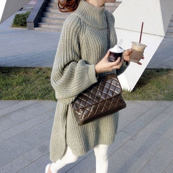 ropa mujer invierno 2019 long sleeve turtleneck sweater women lantern sleeve side slit sweaters loose long sweaters pullovers, White;black
ropa mujer invierno 2019 long sleeve turtleneck sweater women lantern sleeve side slit sweaters loose long sweaters pullovers, White;black
