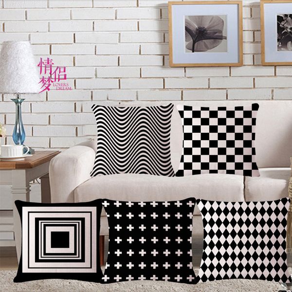 originality black and white geometry cotton flax pillow back cushion cushion loose coat can customized
originality black and white geometry cotton flax pillow back cushion cushion loose coat can customized