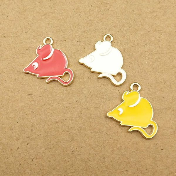 10pcs 17x18mm enamel mouse charm for jewelry making earring pendant necklace and bracelet charm, Bronze;silver
10pcs 17x18mm enamel mouse charm for jewelry making earring pendant necklace and bracelet charm, Bronze;silver