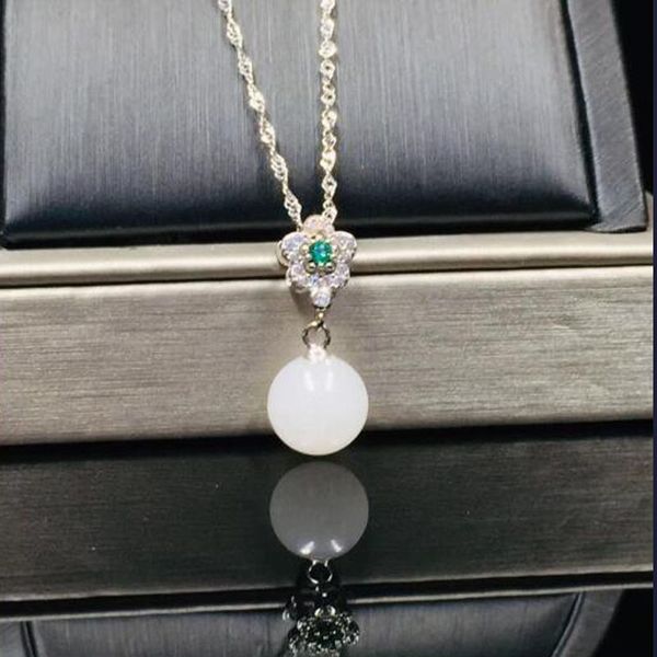 real 925 silver white хотан jade beads inlay цветные циркон дизайн лаки подвеска + цепи ожерелье для женщин изящных ювелирных изделий
real 925 silver white хотан jade beads inlay цветные циркон дизайн лаки подвеска + цепи ожерелье для женщин изящных ювелирных изделий
