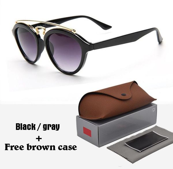 2018 Fashion Brand Sunglasses Men Women gatsby Retro Vintage eyewear shades round frame Designer 4257 Sun glasses with brown cases and box
2018 Fashion Brand Sunglasses Men Women gatsby Retro Vintage eyewear shades round frame Designer 4257 Sun glasses with brown cases and box
