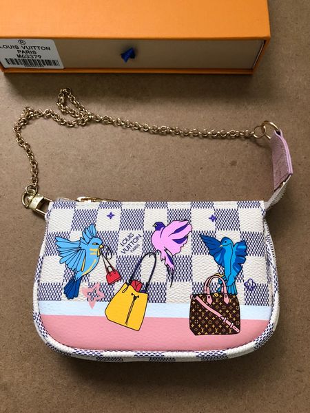 2018 christmas special style mini pochette accessoires card cover credit card holders day clutch daily package chain wallet purse, Red;black
2018 christmas special style mini pochette accessoires card cover credit card holders day clutch daily package chain wallet purse, Red;black