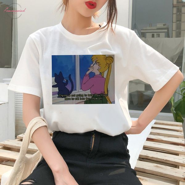 sailor letter moon summer fashion t shirt women female harajuku fun t shirt cute cat tshirt cartoon ulzzang tees kawaii clothes, White
sailor letter moon summer fashion t shirt women female harajuku fun t shirt cute cat tshirt cartoon ulzzang tees kawaii clothes, White