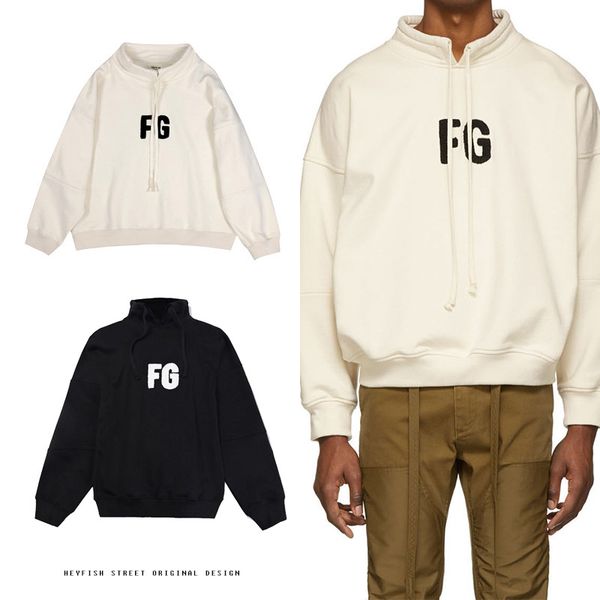 fear of god fog season 6 turtleneck drawstring sweater fg rich embroidered pullover fog couple loose, Red
fear of god fog season 6 turtleneck drawstring sweater fg rich embroidered pullover fog couple loose, Red