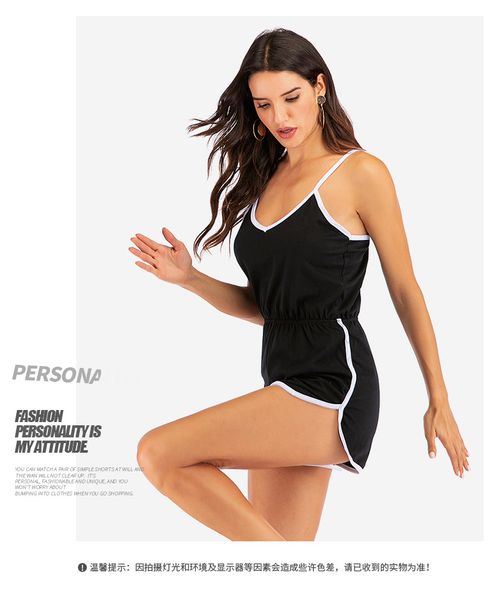 new products 2020 summer sports leisure jumpsuit suspenders european and american shorts women
new products 2020 summer sports leisure jumpsuit suspenders european and american shorts women