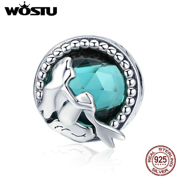 wostu 100% real 925 sterling silver romantic mermaid charms fit original bead bracelet pendant diy fashion jewelry gift cqc894
wostu 100% real 925 sterling silver romantic mermaid charms fit original bead bracelet pendant diy fashion jewelry gift cqc894
